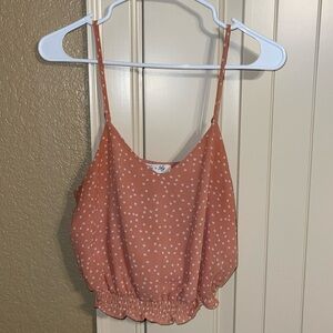Size small peach tank top